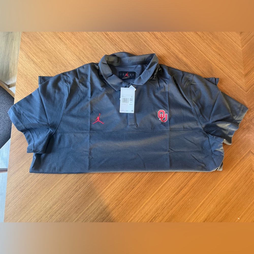 BRAND NEW OU college football polo.